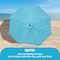 Simple Deluxe 9' Patio Umbrella Replacement Canopy Outdoor Table Market Yard Umbrella Replacement Top Cover with LGBRLACANOPY9TUQ - alternate 6