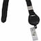 Sicurix Lanyard Card Reel, Extends 24", 12/PK, Black 12PK BAU68979 - alternate 6