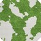 Homeroots 8' Green And Ivory Round Abstract Washable Indoor Outdoor Area Rug 614529 - alternate 8