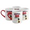 Peanuts Best in Sports Varsity 4 Piece 19 Ounce Stoneware Mug Set in White and Red 750123597M - alternate 1