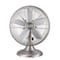 Good Housekeeping 12in Retro Table Fan in Brushed NIckel finish 92605 - alternate 1