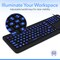 Delton Medical Grade Airtight Waterproof USB Backlit Computer Keyboard & Touchpad, Black M70 - alternate 9