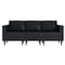 Flash Furniture HERCULES Artemis Black LeatherSoft Reception Sofa w/4 AC Outlets/2 USB/2 USB-C Ports ZB-8921-3S-BLK-GG - alternate 8