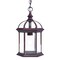 Homeroots Dark Brown Cage Hanging Light 398009 - alternate 4