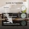 Clockswise 12-in Glow-in-the-Dark Decorative Wall Clock, Non-Ticking Battery Powered - Ideal for Living QI004746.12 - alternate 8