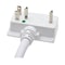 Tripp Lite Outlet Strip, Hospital Grade, 4 5-15R-HG, 5-15P-HG, 15 ft., White PS-415-HGDG - alternate 9
