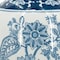 Homeroots 15" Light Blue And White Floral Porcelain Urn Vase 565448 - alternate 6