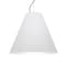 Besa Lighting Dylan Cable Pendant, White, Black Finish, 1x30W LED 1KX-DYLANWH-LED-BK - alternate 1