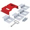 Eaton Tripp Lite Series SmartRack Outdoor Industrial Enclosure with Lock - NEMA 4, Surface Mount,  SRIN4121210R - alternate 6