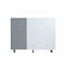 Cambridge Radiance 42inW x 24in D x 34.50inH Ready to Assemble Slab Corner Blind Kitchen Cabinet in Matte Grey SA-BB42-MG-KIT - alternate 1