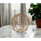 Homeroots 12" Gold Aluminum Decorative Orb Tabletop Sculpture 568884 - alternate 2
