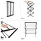 Lavish Home Clothes Drying Rack Drying Rack for Indoor/Outdoor Use Collapsible Drying Racks for Laundry 83-33-BLK - alternate 7
