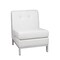 Osp Home Furnishings Wall Street  Armless Chair, White WST51N-W32 - alternate 1