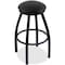 Holland Bar Stool Co 30" Swivel Bar Stool, Black Wrinkle, Black Vinyl Seat 80230BWBlkVinyl - alternate 1