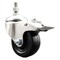 Service Caster 3 Inch 316SS Hard Rubber Swivel 12mm Threaded Stem Caster Total Lock Brake SCC-SS316TSTTL20S314-HRS-M1215 - alternate 1