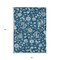 Homeroots 3' X 5' Navy Blue Ivory And Gray Floral Washable Indoor Outdoor Area Rug 597830 - alternate 7