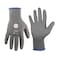 General Electric Unisex Dipped Gloves Gray M 1 pair GG205MC - alternate 1