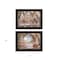 Homeroots Set Of Two Great Outdoors 2 Black Framed Print Wall Art, 2PK 407191 - alternate 4
