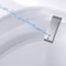 Anzzi Wall-Hung Elongated Toilet in White with Slow-Closing Lid, Heated Seat, Auto Flush, Remote Control TL-WHSF03-WH - alternate 4