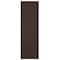 Ekena Millwork True Fit PVC Two Equal Panel Farmhouse Fixed Mount Shutters w/ Z-Bar, Raisin Brown , 18W x 42H, PR TFP102FH18X042TB - alternate 5