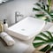 Anzzi 23 in Rectangular Ceramic Vessel Sink Basin, Glossy White, Curved Edge, Countertop Bathroom Vanity LS-AZ928 - alternate 6