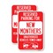 Signmission Reserved Parking for New Mothers Unauthorized Vehicles , 18'' X 24'', Heavy Gauge Aluminum, 2PK A-1824-2PACK-23089 - alternate 1