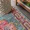 Jonathan Y Bohemian FLAIR Boho Vintage Medallion Blue/Red 2 ft. x 8 ft. Runner Rug BMF100A-28 - alternate 5