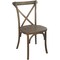 Flash Furniture Advantage Light Brown X-Back Chair, PK2 X-BACK-LB-2 - alternate 7