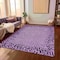 Homeroots 9' X 12' Purple Animal Print Washable Indoor Outdoor Area Rug 607666 - alternate 8