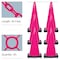 Mr. Chain Traffic Cone and Chain Kit, 28 in Height, Safety Pink 6 PK 93225-6 - alternate 1