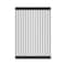 Elkay Quartz Classic Black Silicone 11-7/8" x 17-5/8" x 15/16" Roll Up Drying Rack LKQCDR1217RU - alternate 1
