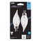 Feit Electric White BA10 E12 (Candelabra) Filament LED Bulb Daylight 40 Watt Equivalence, 2PK BPCFC40950WFIL2 - alternate 1