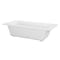 Kingston Brass 67" Acrylic Rectangular Drop-In Tub with Anti-Skid Surface, Glossy White VTPN673219T - alternate 1