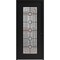Vdomdoors Aluminum Door Iron 1688 Black Entry Steel Metal Classic Painted 36 x 80 (36 x 80)-Left Inswing IRON1688EXD-BLK-W36xH80-LH-I - alternate 1