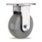 Hamilton Plate Caster, Rigid, Polyurethane, 10 1/2"H R-CHS-83HDUYB - alternate 1