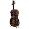 Vintiquewise Cello-Shaped Wine Holder 10-Bottle Freestanding Metal Rack Vintage Decorative Storage QI004779 - alternate 8