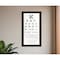 Homeroots Eye Chart II 4 Black Framed Print Wall Art 407451 - alternate 4