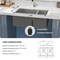 Wrightmaster 30 in. Undermount 16-Gauge Double Bowl Stainless Steel Workstation Kitchen Sink with Bottom Grids ZOR-UX301910A2-64 - alternate 6