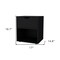 Homeroots 20" Black Wood One Drawer Nightstand 553689 - alternate 12
