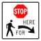 Sign Solutions Usa Traffic Sign, 30 in Width, Aluminum Sign, Square DUS06DWT3030R1-5bR - alternate 1