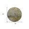 Homeroots 8' Brown Gray And Ivory Round Abstract Washable Indoor Outdoor Area Rug 603079 - alternate 7