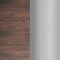 Flash Furniture 36" Round Outdoor Tabletop, Dark Brown, Seamless Surface Technology, 30"x30" Silver Cast IronxBase ST-RD36-WBR-T3030S-GG - alternate 7
