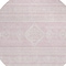 Homeroots 8' Pink And Ivory Round Southwestern Washable Indoor Outdoor Area Rug 593704 - alternate 6