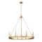 Z-Lite Barclay 8 Light Chandelier, Rubbed Brass, 33 In W x 32 In H 482R-8RB - alternate 1