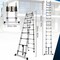 Wrightmaster 20 ft. Reach Aluminum Multi-Position Ladder with Balance Bar, 330 lbs. Load Capacity ZRO2.5+2.5m - alternate 7