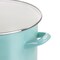 Martha Stewart 12 Quart Enamel On Steel Stock Pot with Glass Lid in Martha Blue 130622.02R - alternate 5
