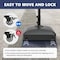 Simple Deluxe 125lb Capacity Fillable Mobile Patio Umbrella Base Heavy Duty Square Market Stand for Outdoor with LGBRLABASESQUAREWHEEL123 - alternate 5
