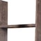 Homeroots 57" Brown Rustic Five Step Wood Ladder Shelf 380323 - alternate 4