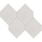 Daltile Retrospace Remix 6'' x 6'' Ceramic Hexagon Wall Tile in Glossy Mercury Grey, 22PK RS31HEX66UNDGL - alternate 3