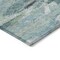 Homeroots 3' X 5' Sage Teal Blue And Navy Blue Abstract Washable Indoor Outdoor Area Rug 612479 - alternate 9
